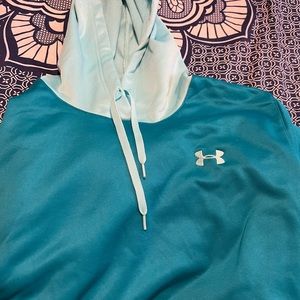 Teal Blue Under Armour Hoodie Size XL